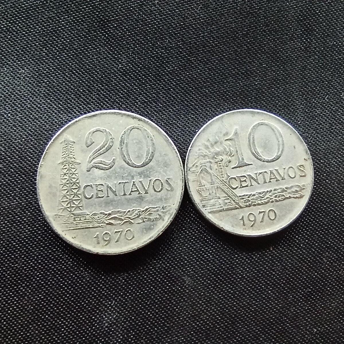 邮泉阁限时拍卖第十场 各国硬币专场 巴西1970年2枚