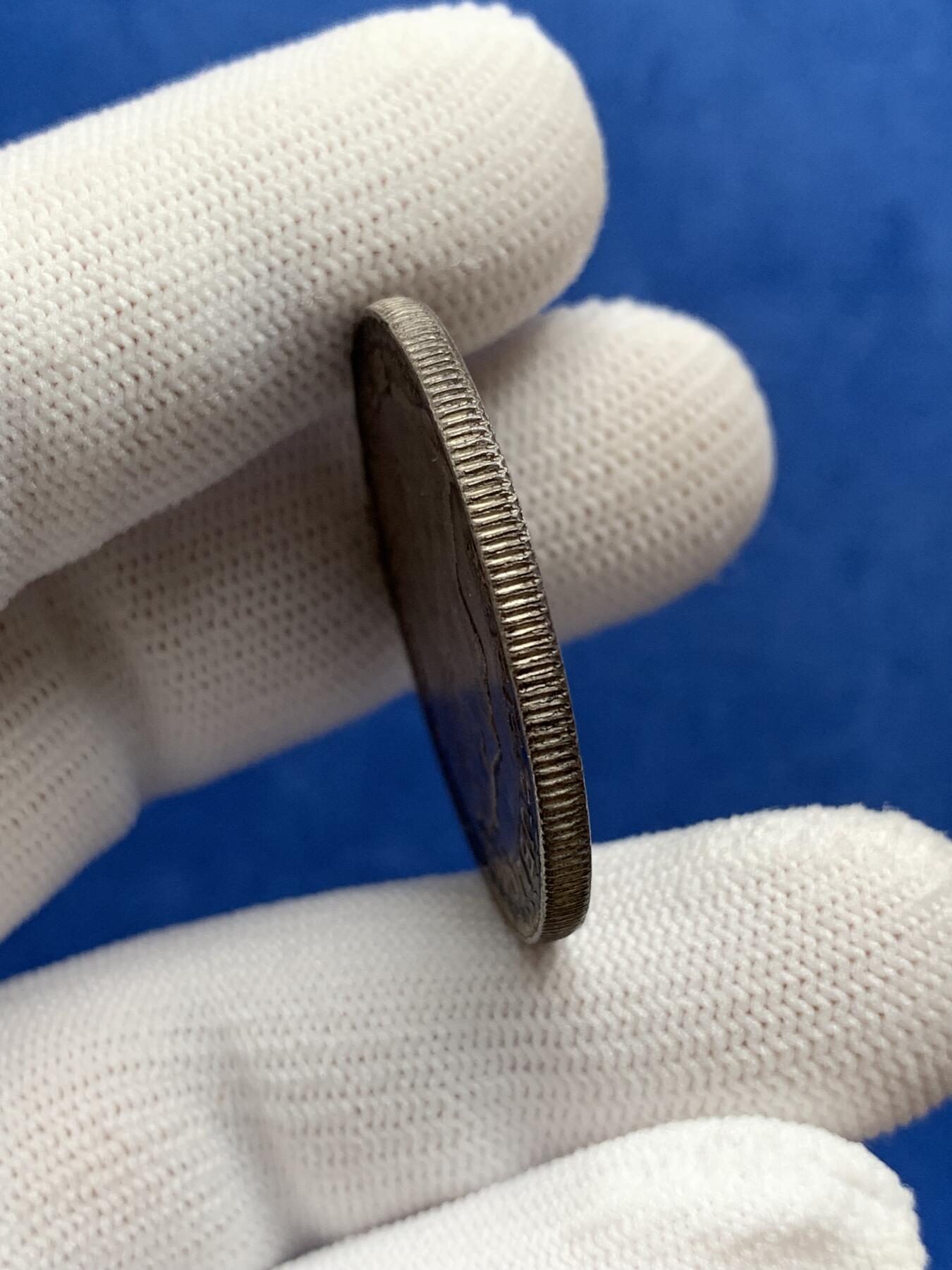 《竞宝斋》第277场- 周日，周一 2场连拍 （全场包邮） 法属印度支那1931年最后的坐洋女神银币 双面深包浆