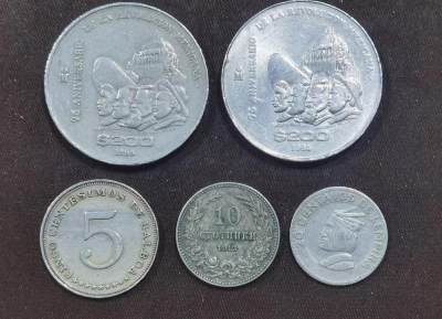 北京马甸外国币专卖微拍第121期，外国非贵金属纪念币，流通币专场，陆续上新，欢迎关注 - 美洲早期散币7枚