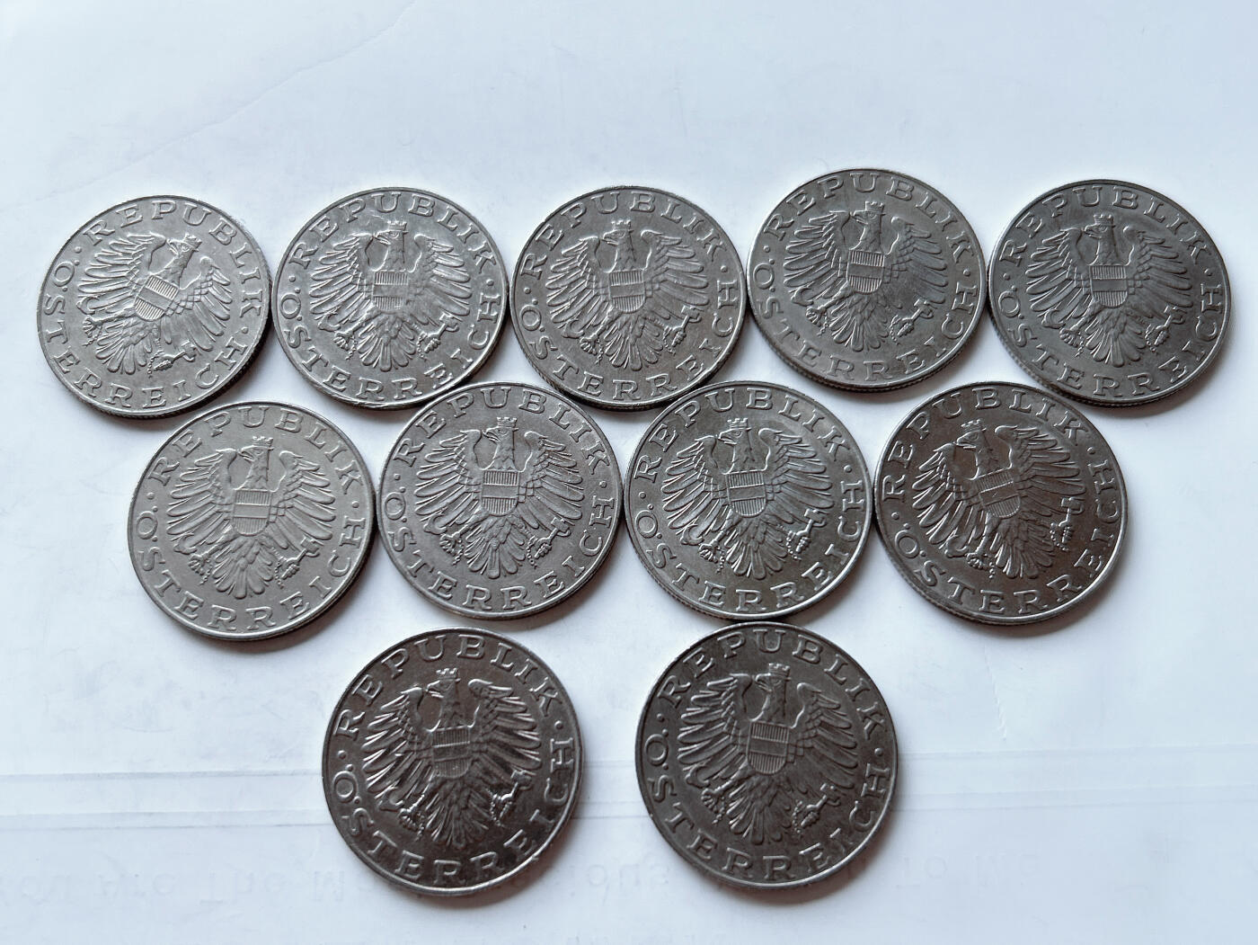 第一海外回流一元起拍收藏 散币专场 第95期 奥地利10先令 11枚