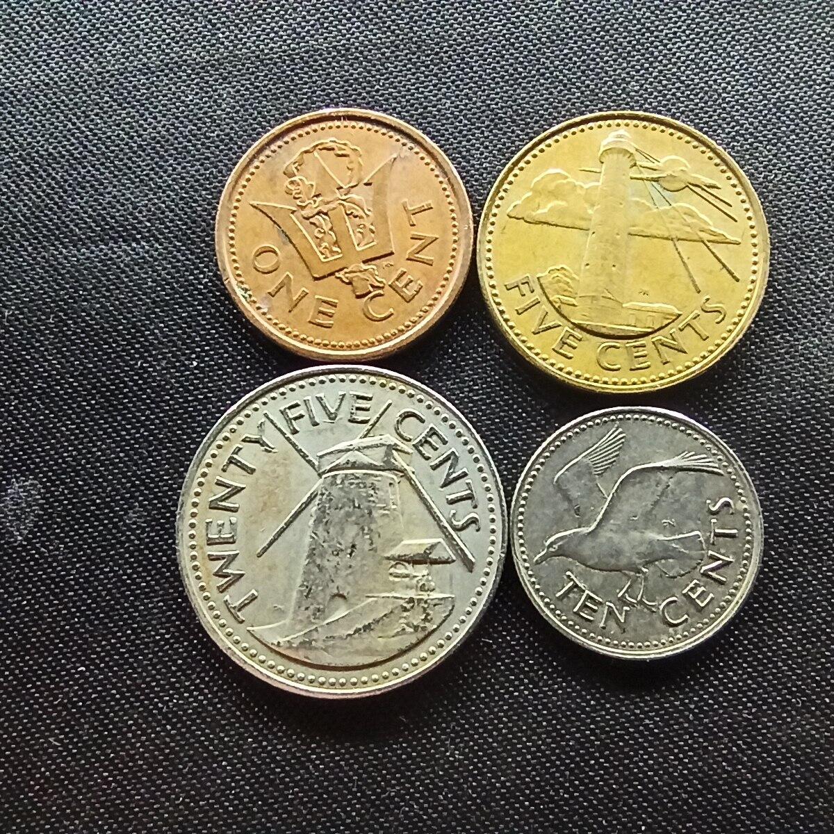 邮泉阁限时拍卖第十场 各国硬币专场 巴巴多斯4枚