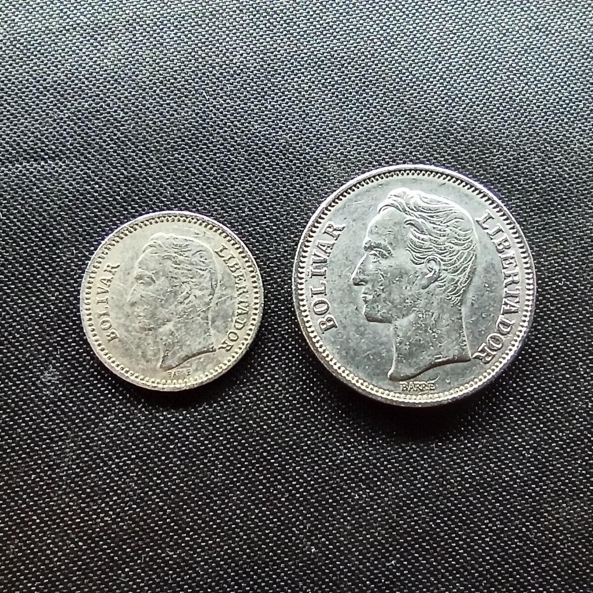 邮泉阁限时拍卖第十场 各国硬币专场 委内瑞拉2枚