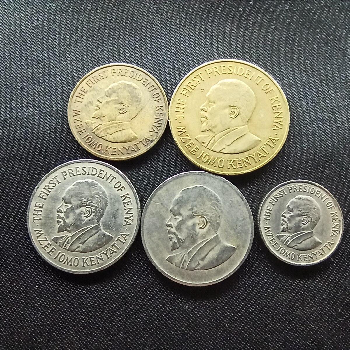 邮泉阁限时拍卖第十场 各国硬币专场 肯尼亚5枚