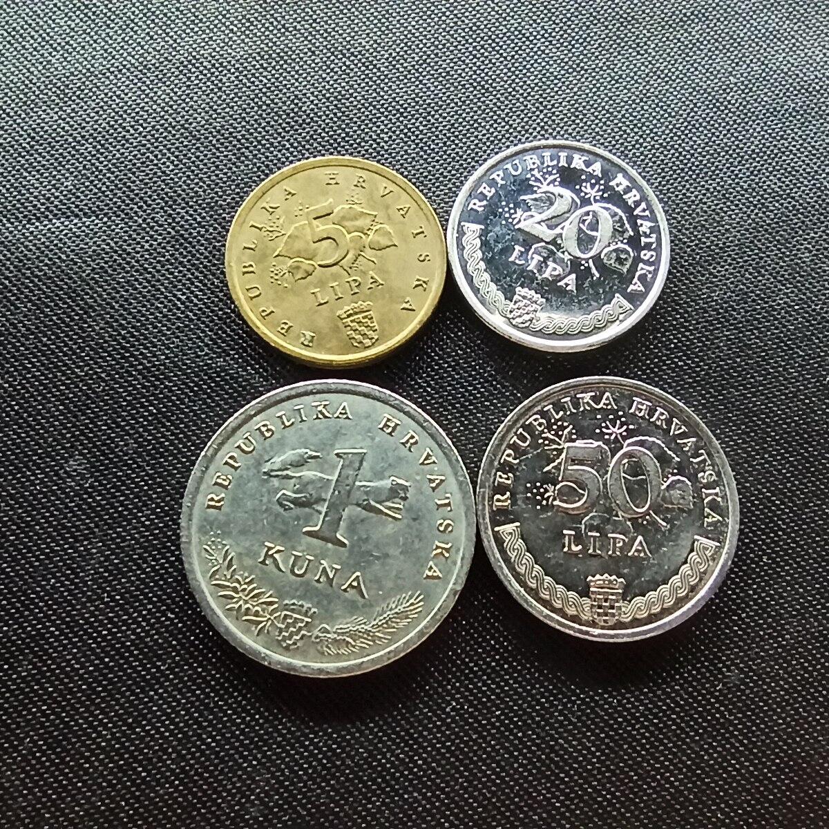 邮泉阁限时拍卖第十场 各国硬币专场 克罗地亚4枚