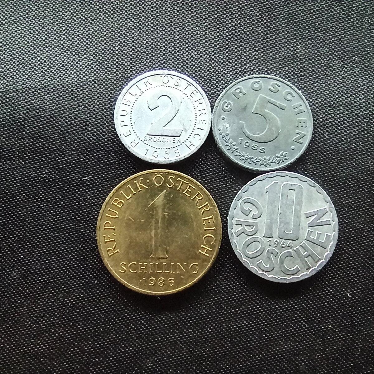 邮泉阁限时拍卖第十场 各国硬币专场 奥地利4枚