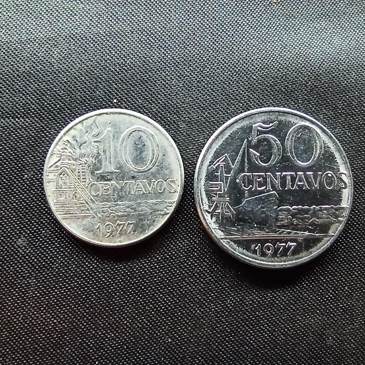 邮泉阁限时拍卖第十场 各国硬币专场 巴西1977年2枚