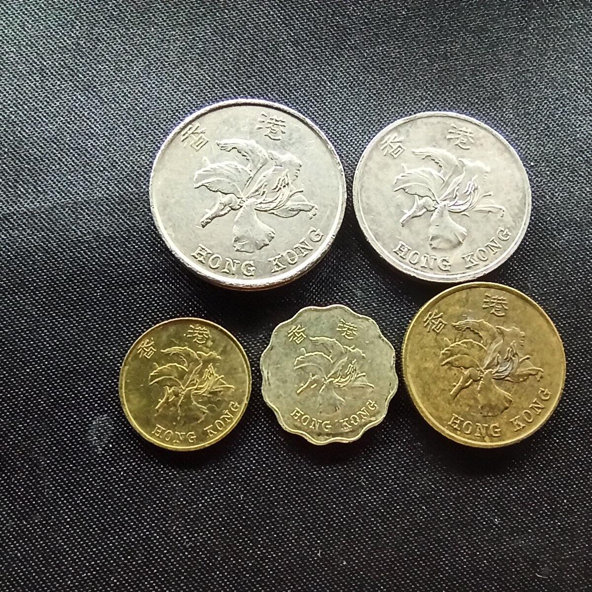 邮泉阁限时拍卖第十场 各国硬币专场 香港5枚