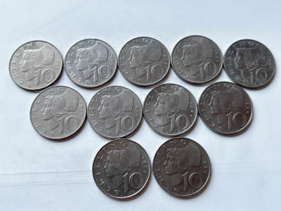 第一海外回流一元起拍收藏 散币专场 第95期 - 奥地利10先令 11枚