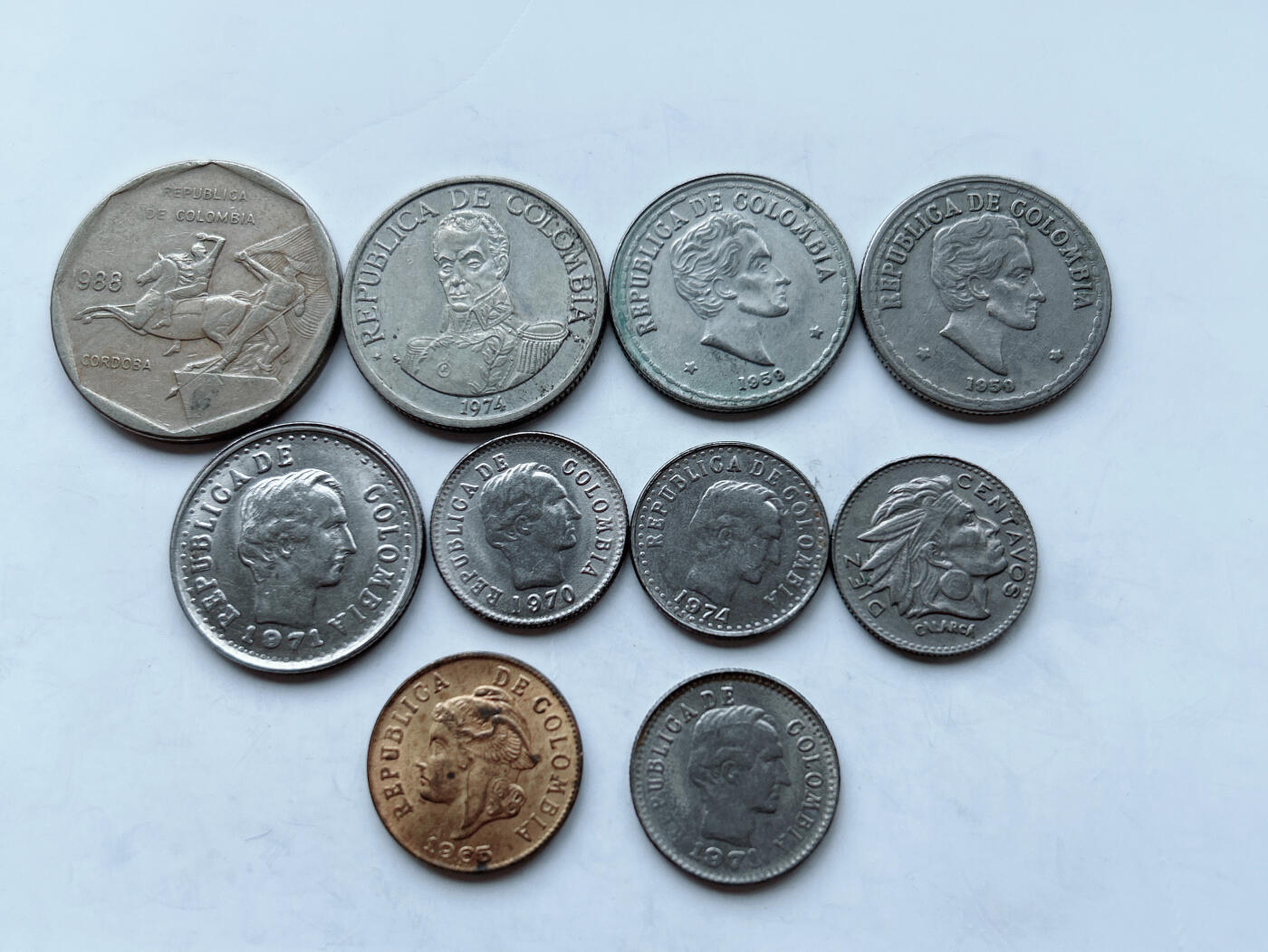 第一海外回流一元起拍收藏 散币专场 第95期 哥伦比亚