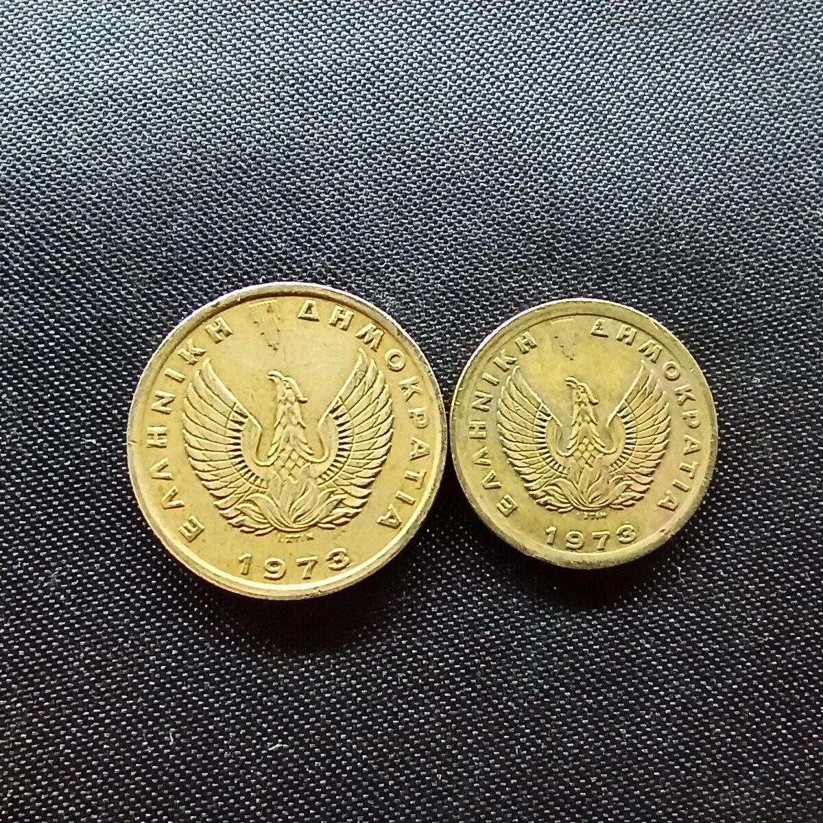 邮泉阁限时拍卖第十场 各国硬币专场 希腊1973年2枚