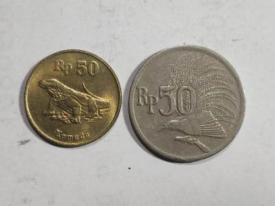 世界各国散币捡漏专场 - 印度尼西亚50卢比两枚