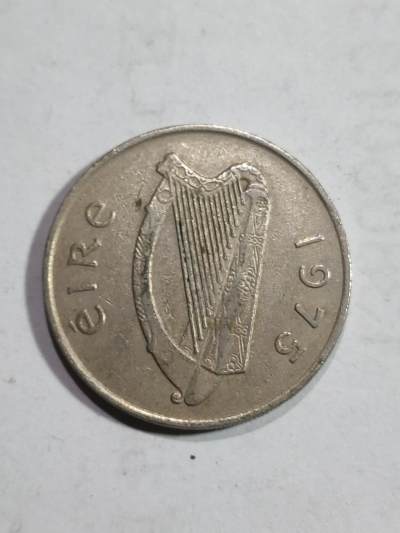 世界各国散币捡漏专场 - 1975年爱尔兰10便士
