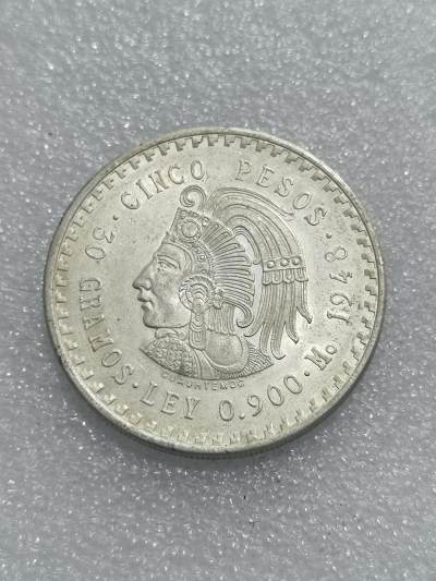 臻藏泉阁国内外钱币 - 墨西哥印第安人酋长银币