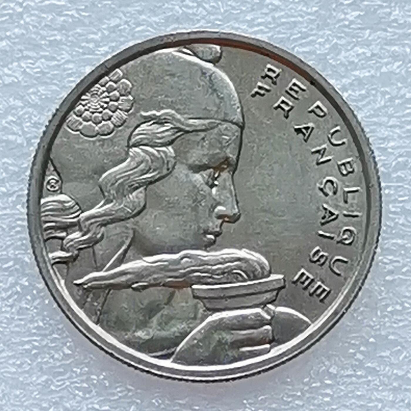 第一海外回流一元起拍收藏 散币专场 第96期 法国1958年100法郎 火炬女神