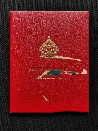 道一币馆币章第七十场（参加防汛了，发货要推迟三五天） - 原包装 梵蒂冈1978年第一次缺位500里拉纪念银币