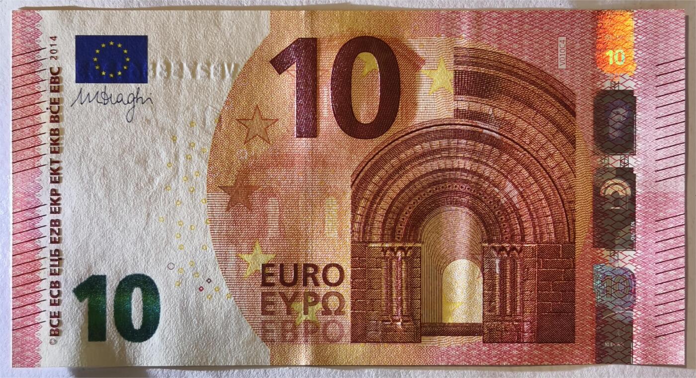 紫瑗钱币——第363期拍卖——纸币场 欧元 西班牙 2014年 圣天使桥 10欧元 UNC