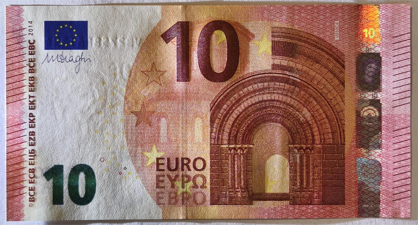 紫瑗钱币——第363期拍卖——纸币场 欧元 西班牙 2014年 圣天使桥 10欧元 UNC