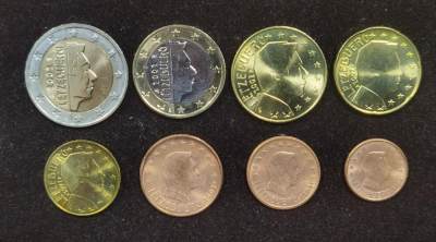 北京马甸外国币专卖微拍第121期，外国非贵金属纪念币，流通币专场，陆续上新，欢迎关注 - 2002年版卢森堡欧元