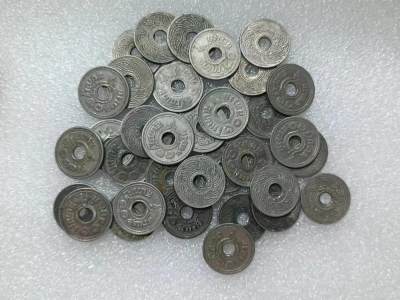 20240610 - 稀少泰国10萨当 铜镍币20mm年份随机发