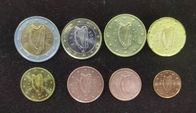 北京马甸外国币专卖微拍第121期，外国非贵金属纪念币，流通币专场，陆续上新，欢迎关注 - 2002年版爱尔兰欧元