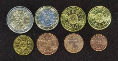 北京马甸外国币专卖微拍第121期，外国非贵金属纪念币，流通币专场，陆续上新，欢迎关注 - 2002年版葡萄牙欧元