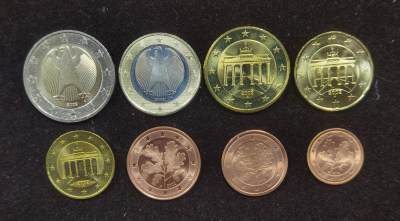 北京马甸外国币专卖微拍第121期，外国非贵金属纪念币，流通币专场，陆续上新，欢迎关注 - 2002年版德国欧元