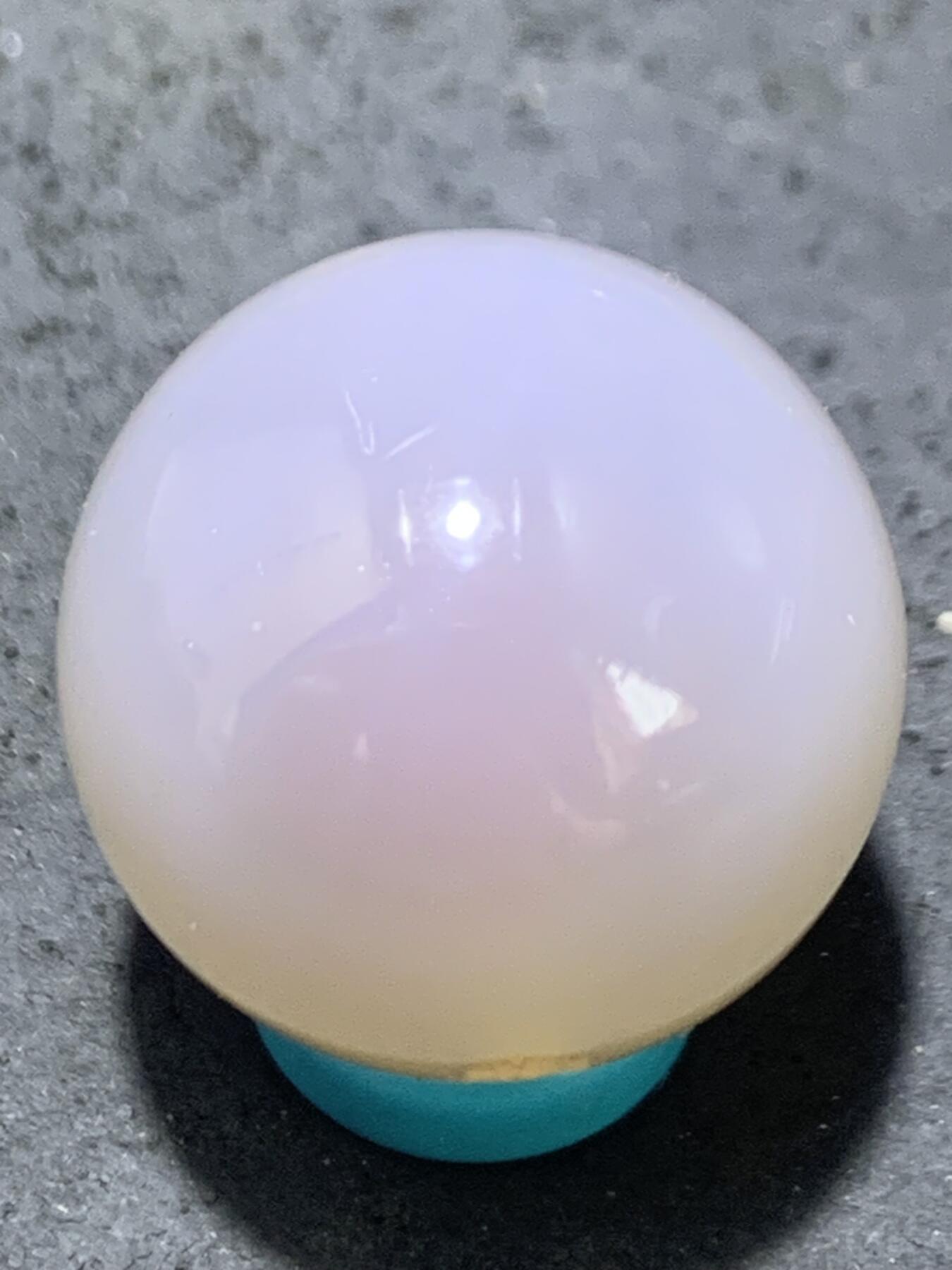 精美高玉化亚光海洋玉髓手工俏色巧雕蝙蝠钱币随形2.0随形圆珠一个