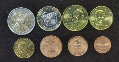 北京马甸外国币专卖微拍第121期，外国非贵金属纪念币，流通币专场，陆续上新，欢迎关注 - 2002年版希腊欧元
