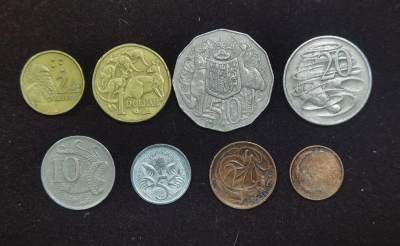 北京马甸外国币专卖微拍第121期，外国非贵金属纪念币，流通币专场，陆续上新，欢迎关注 - 澳大利亚