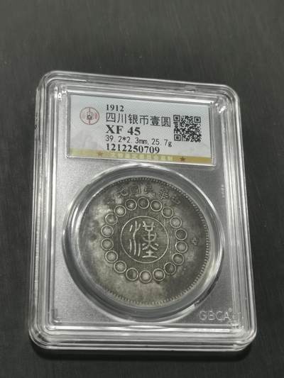 臻藏泉阁国内外钱币 - 公博评级XF45大汉一元