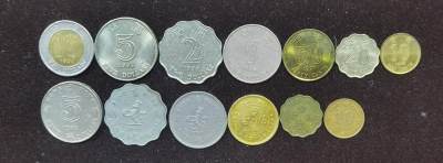 北京马甸外国币专卖微拍第121期，外国非贵金属纪念币，流通币专场，陆续上新，欢迎关注 - 香港紫金花版，女皇版2套