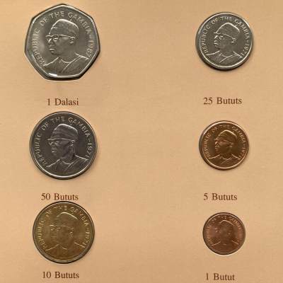 2024龙年第15场钱币拍卖 - 冈比亚-世界各国UNC硬币套币富兰克林包装