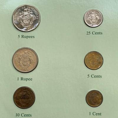 2024龙年第15场钱币拍卖 - 塞舌尔-世界各国UNC硬币套币富兰克林包装