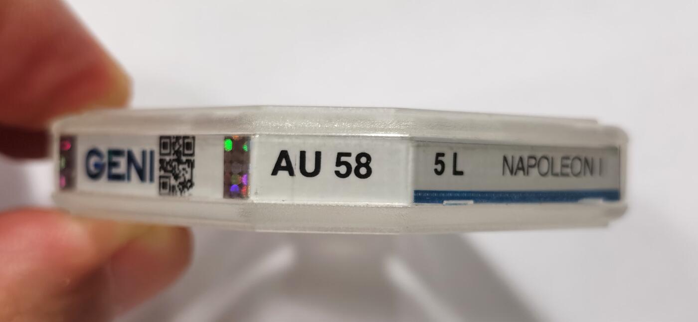 【麦稀奇世界钱币展】博洋堂“流萤染夏”六月精品专场暨第081期（全场包邮） GENE-AU58 意大利王国拿破仑 1812年M 5里拉 淡彩粉光