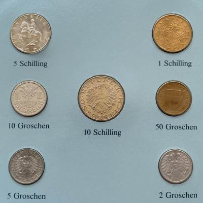 2024龙年第15场钱币拍卖 - 奥地利-世界各国UNC硬币套币富兰克林包装