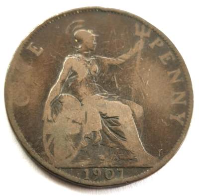 外国散币20240612场次（中拍皆有赠品），每周两拍，可寄存 - 英国维多利亚1901年大便士