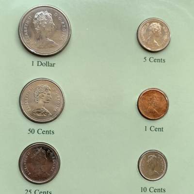 2024龙年第15场钱币拍卖 - 加拿大-世界各国UNC硬币套币富兰克林包装