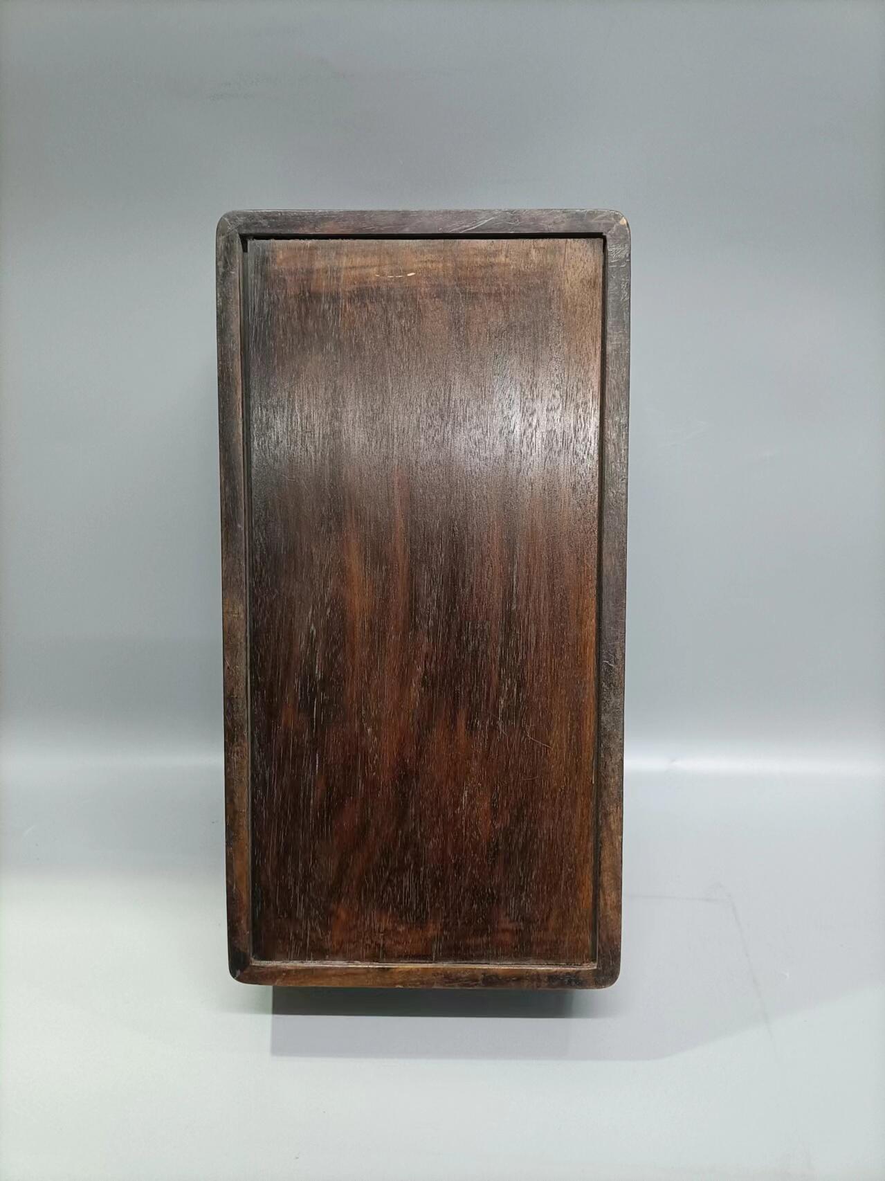 旧藏民国晚清海南黄花梨木盒- 江南古玩杂件阁- 江南古玩杂件阁- 麦稀奇