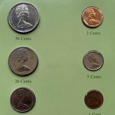2024龙年第15场钱币拍卖 - 新西兰-世界各国UNC硬币套币富兰克林包装