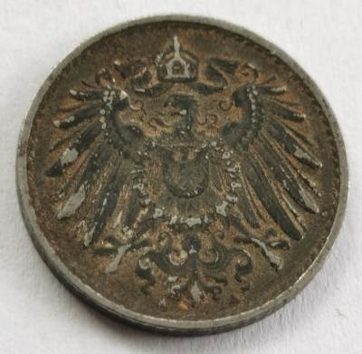 外国散币20240612场次（中拍皆有赠品），每周两拍，可寄存 - 德意志帝国1916年5芬尼