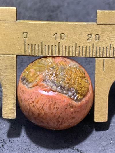 精美亚光草花纹高润度战国红玛瑙手工俏色巧雕金鱼圆珠一个 精美亚光草花纹高润度战国红玛瑙手工俏色巧雕金鱼圆珠一个