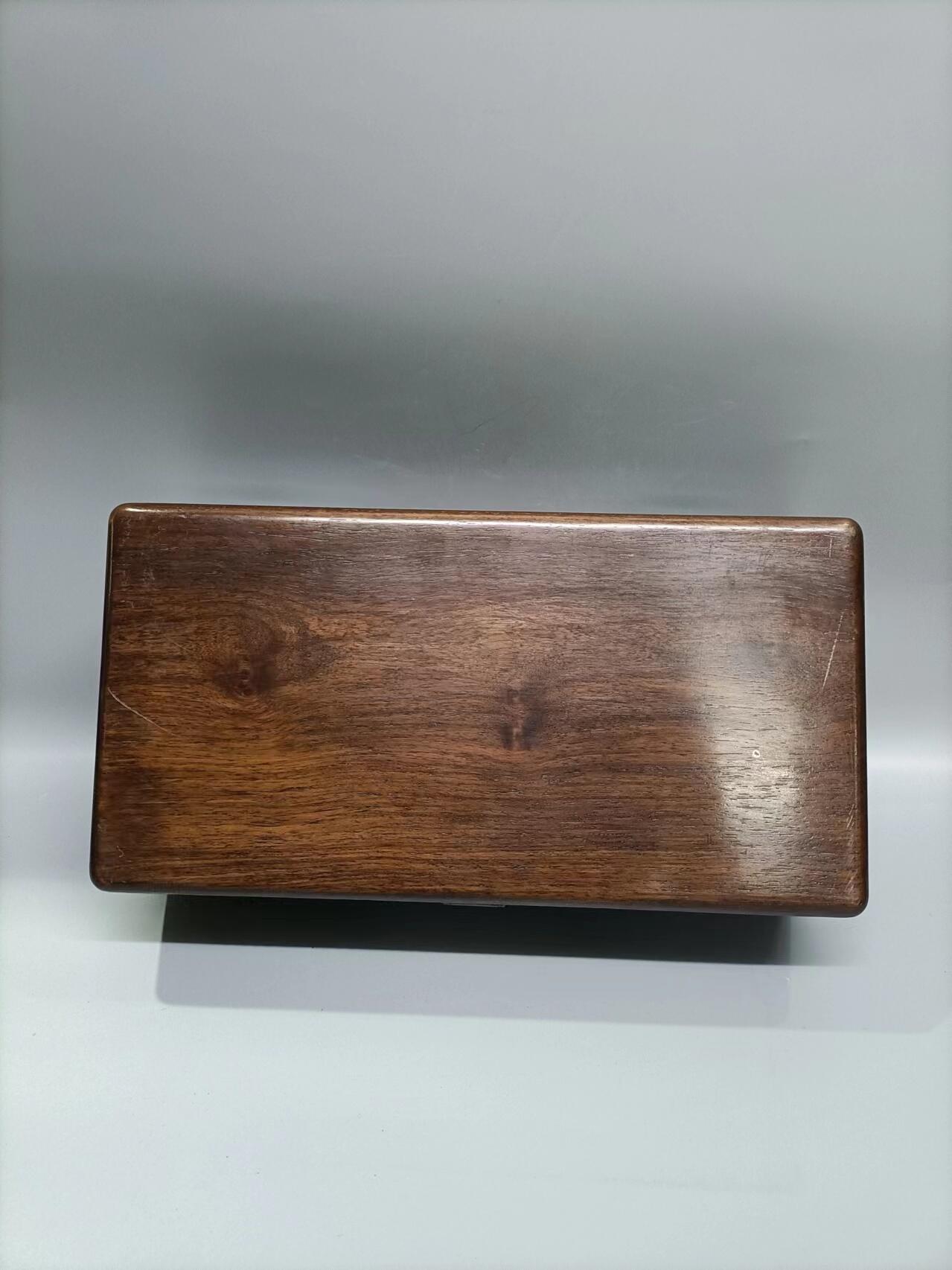 大人気新品  旧藏民国晚清海南黄花梨木盒- 江南古玩杂件阁- 江南古玩杂件阁 木工、竹工芸