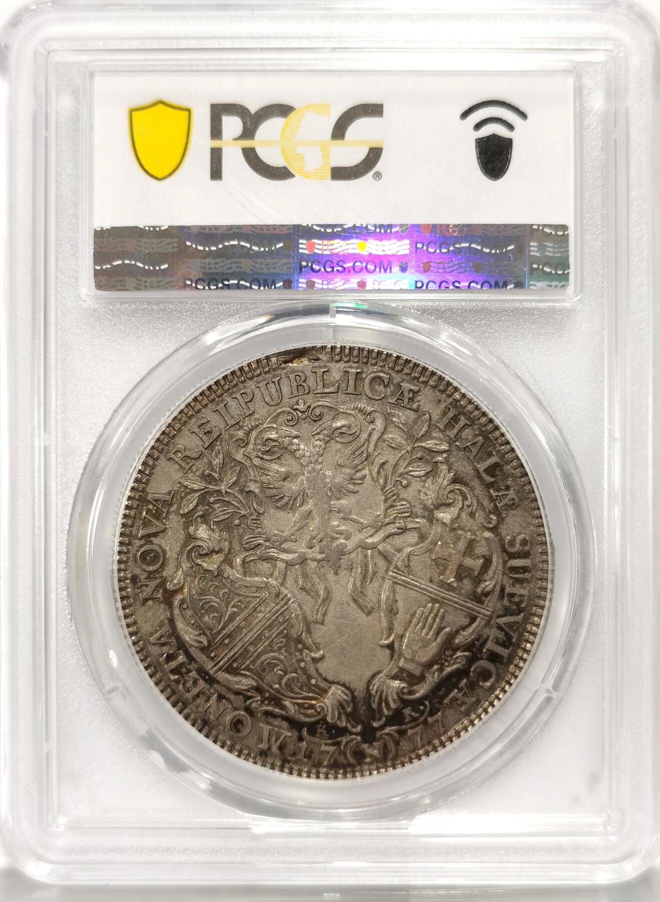 【麦稀奇世界钱币展】博洋堂“流萤染夏”六月精品专场暨第081期（全场包邮） PCGS AU58 神罗德国霍尔1777-N-KR约瑟夫二世泰勒 名誉品 发行量仅406枚，单一年份， P榜亚军分