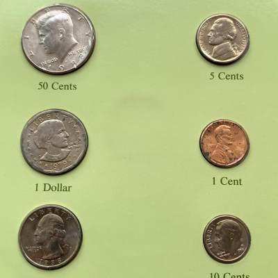 2024龙年第15场钱币拍卖 - 美国-世界各国UNC硬币套币富兰克林包装