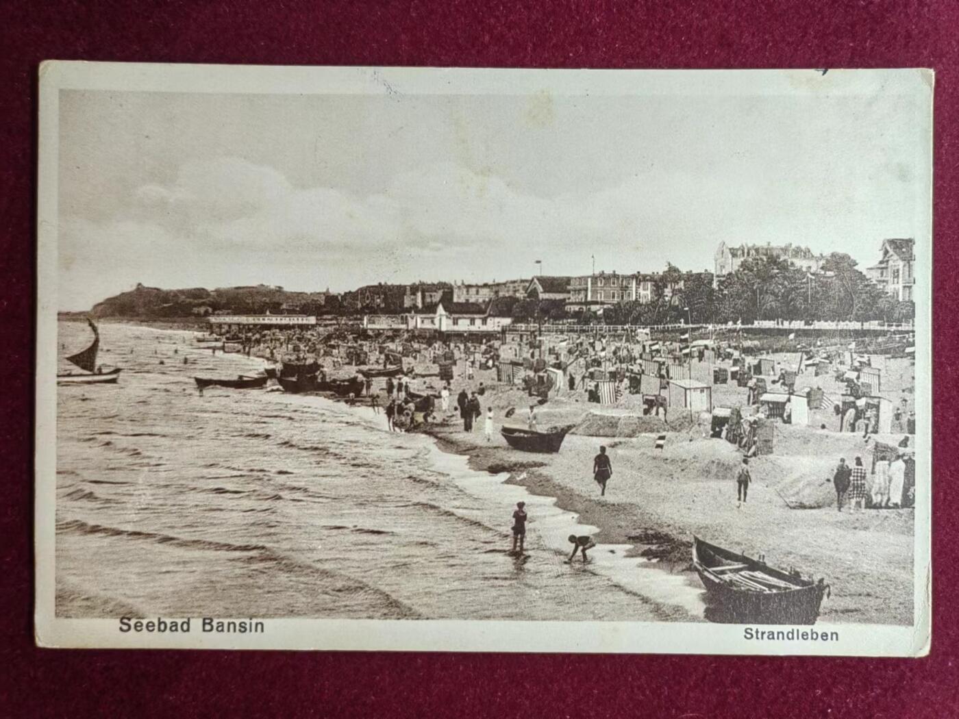 联合阁邮币社™ ——“古典明信片专场” 西巴德班辛海滩生活