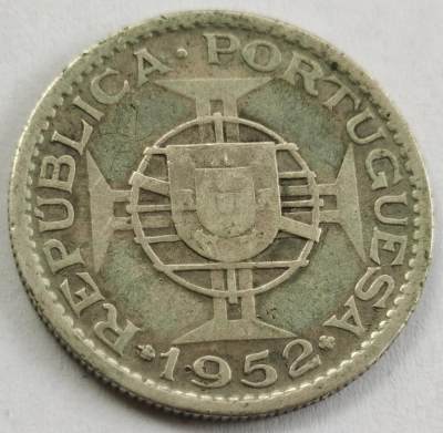 外国散币20240612场次（中拍皆有赠品），每周两拍，可寄存 - 葡属安哥拉1952年10埃斯库多银币