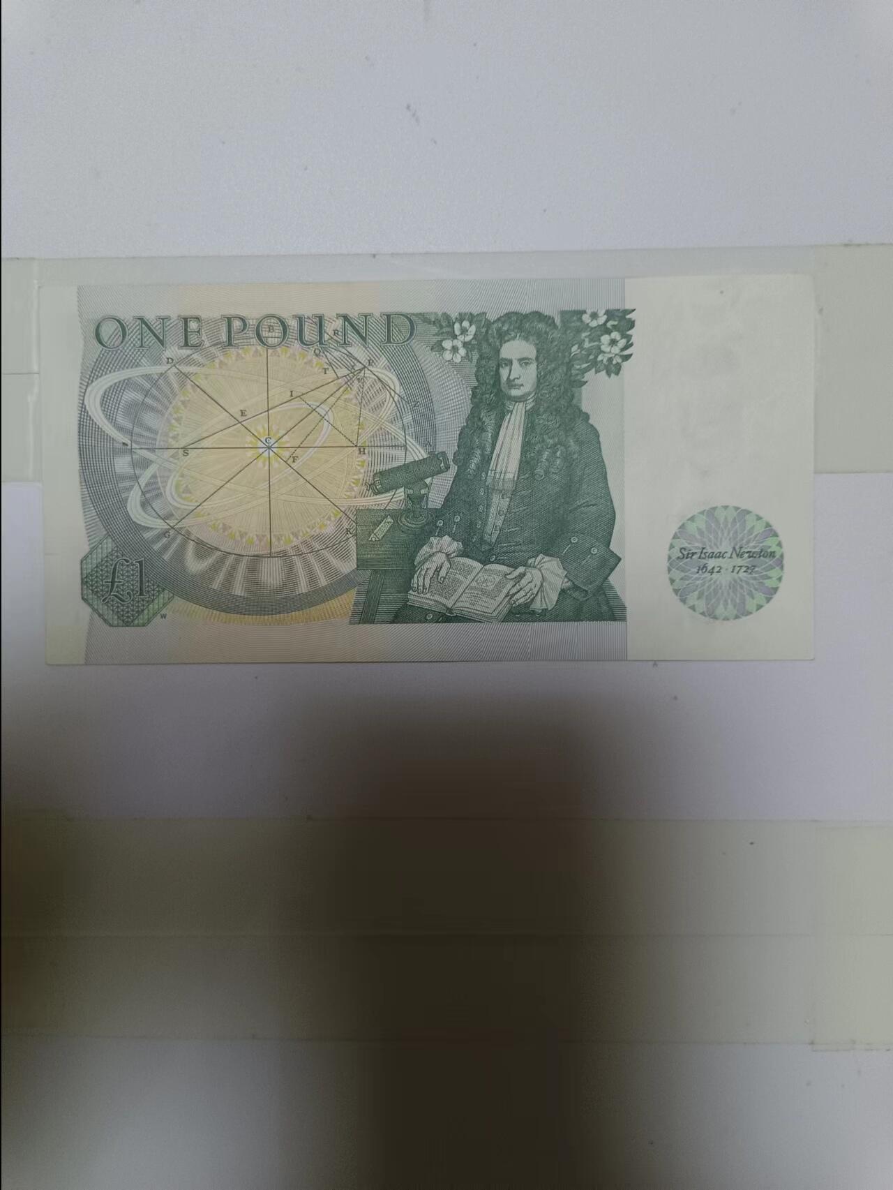 【20240616】非全新纸币第144场 英国D序列1镑，好品