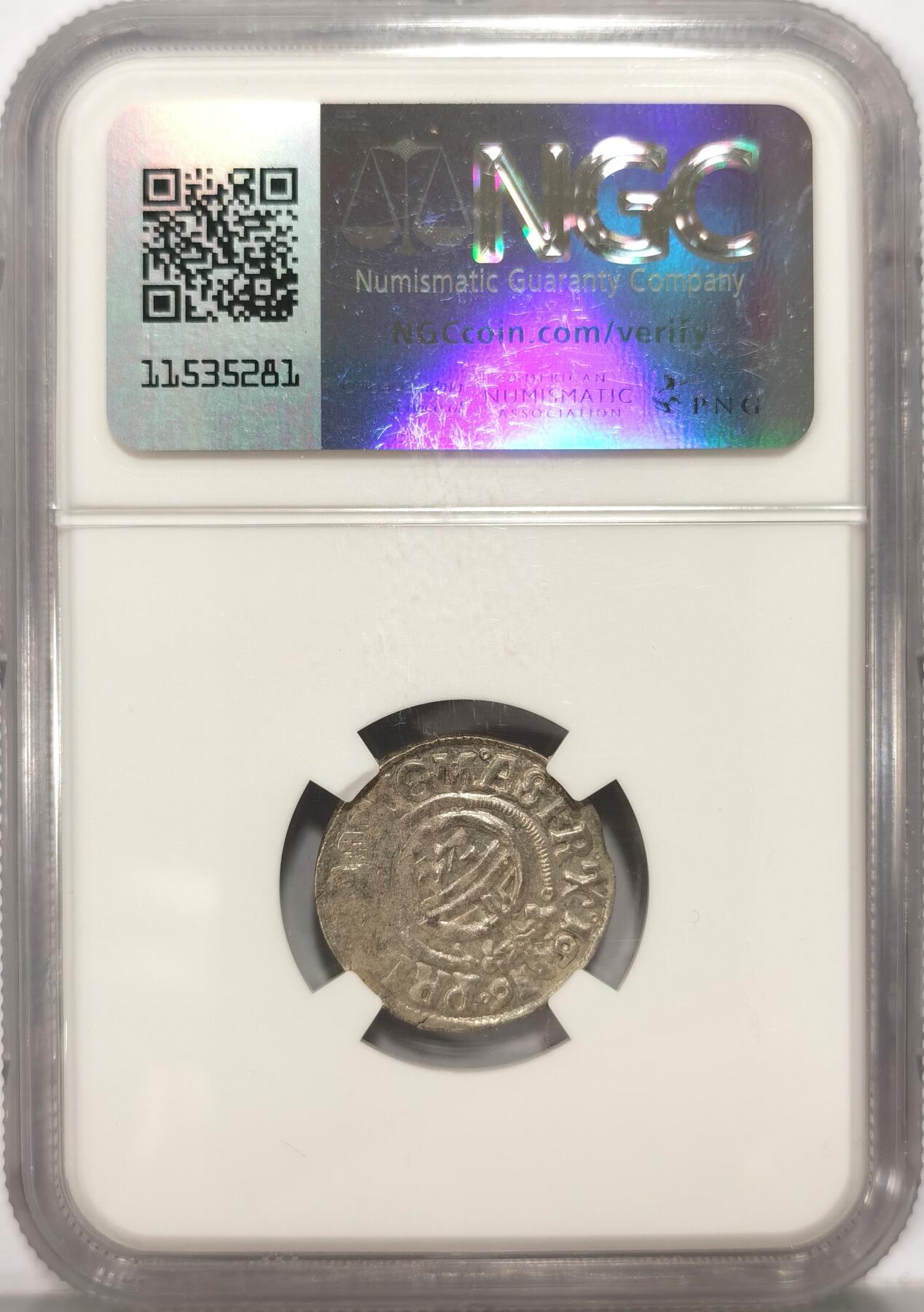 【麦稀奇世界钱币展】博洋堂“流萤染夏”六月精品专场暨第081期（全场包邮） NGC MS61 冠军分！德国安哈尔特1616年1/24泰勒银币