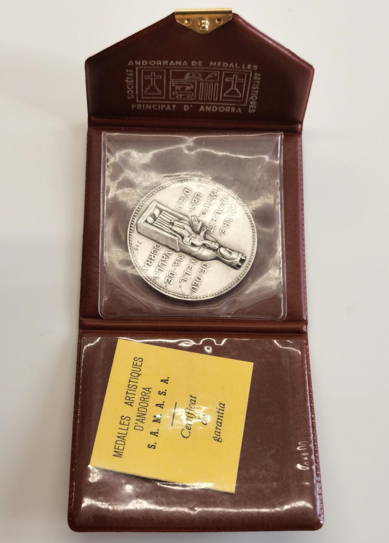 【麦稀奇世界钱币展】博洋堂“流萤染夏”六月精品专场暨第081期（全场包邮） 1972年梅里特塞尔保护区落成典礼奖章。直径50毫米，50克，含银千分之800，发行量仅800件