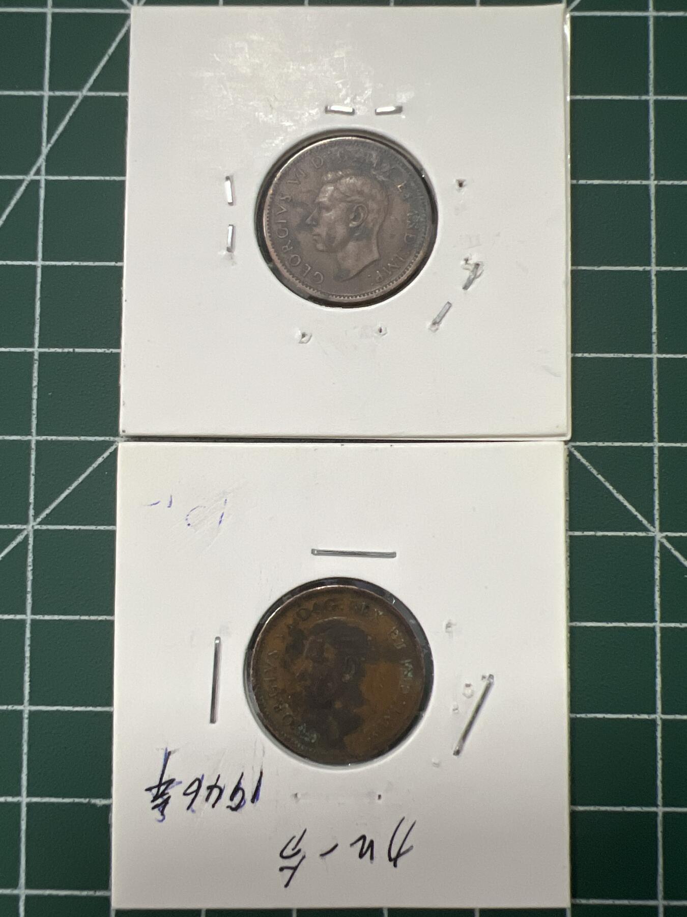 第626期 硬币专场 （无押金，捡漏，全场50包邮，偏远地区除外，接收代拍业务） 加拿大两枚